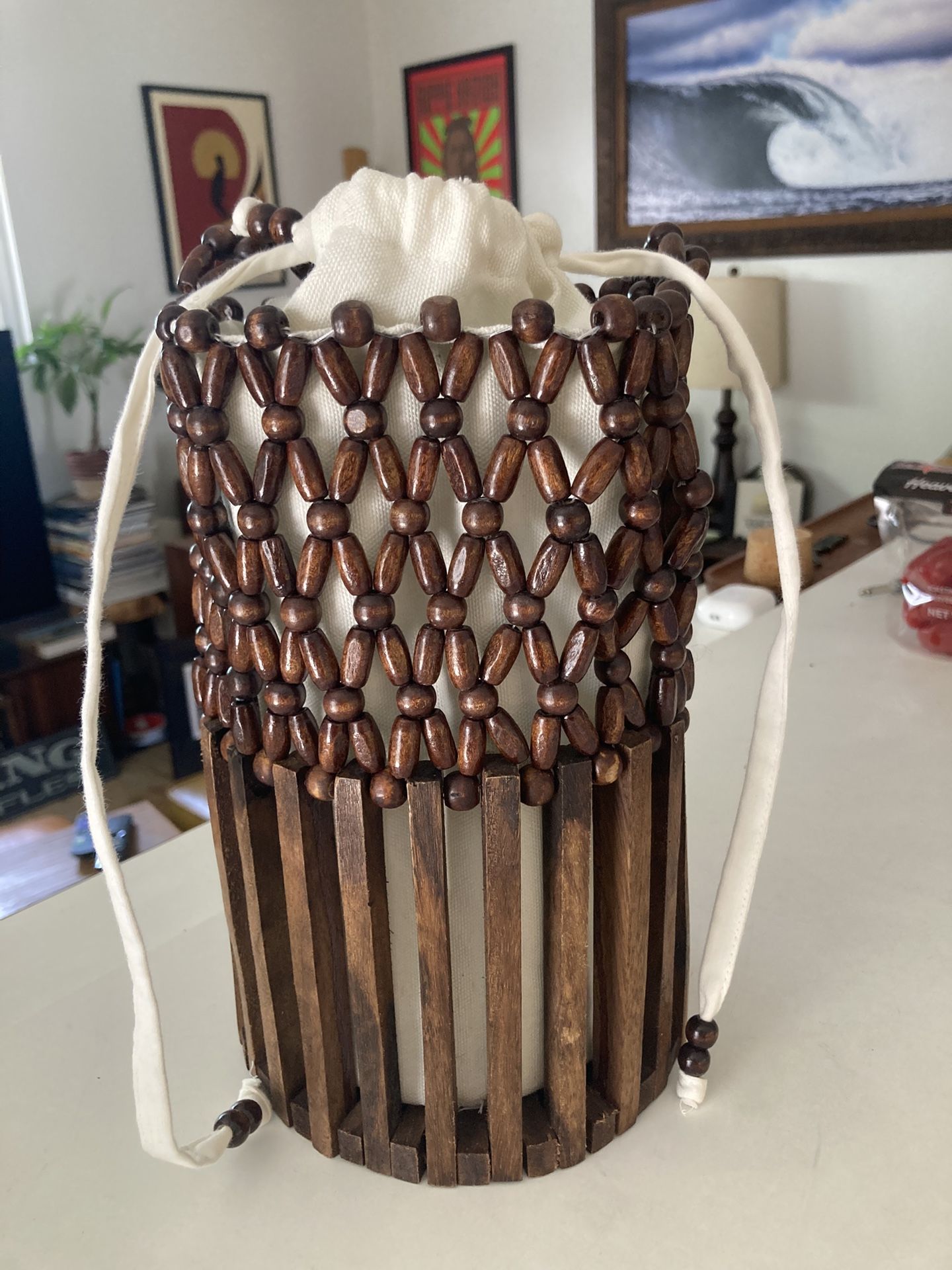 Beaded Boho Mini Tote