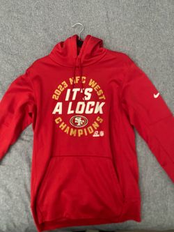 49ers NFC west champions hoodie