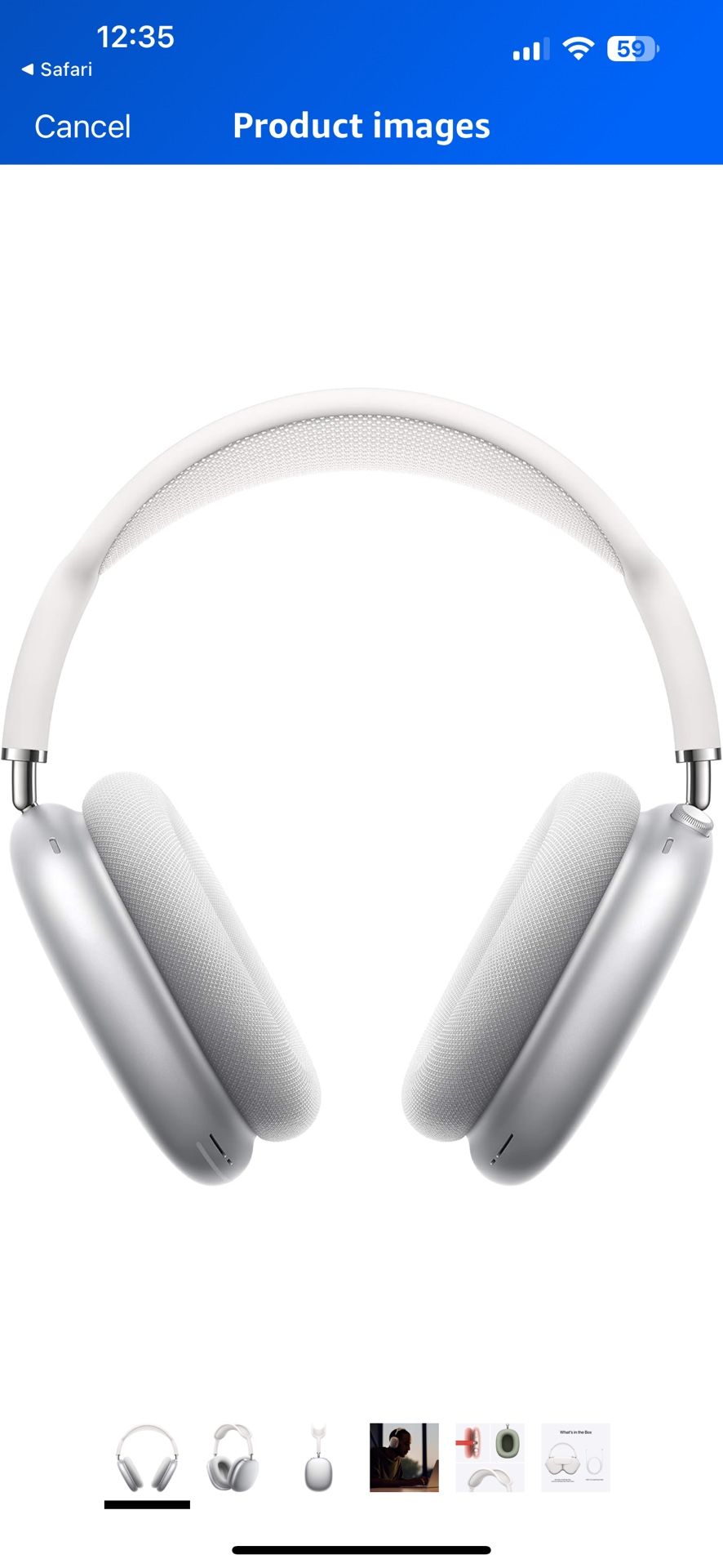 Apple - AirPods Max (Lightning) Silver