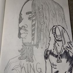 King Von Rapper Sketch 
