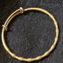 vintage solid copper bangle