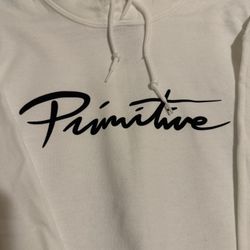 Primitive Black Logo Hoodie Sz L