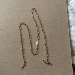 Gold Chain 14k …. 22 Inches… Cash !!! No Trade