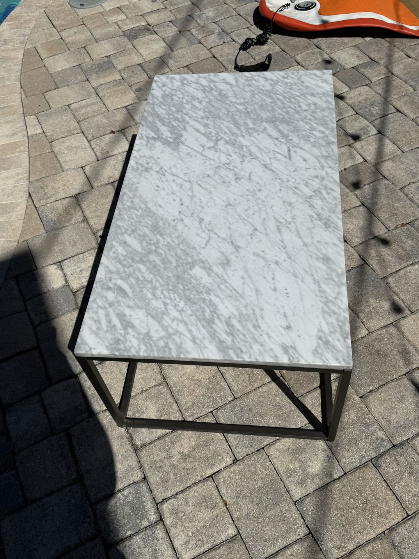 West Elm Marble Coffee Table