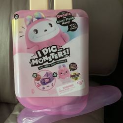 I Dig Monsters Popsicle Giant Plush Inside  NEW