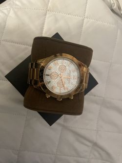 Rose Gold Mk Watch 