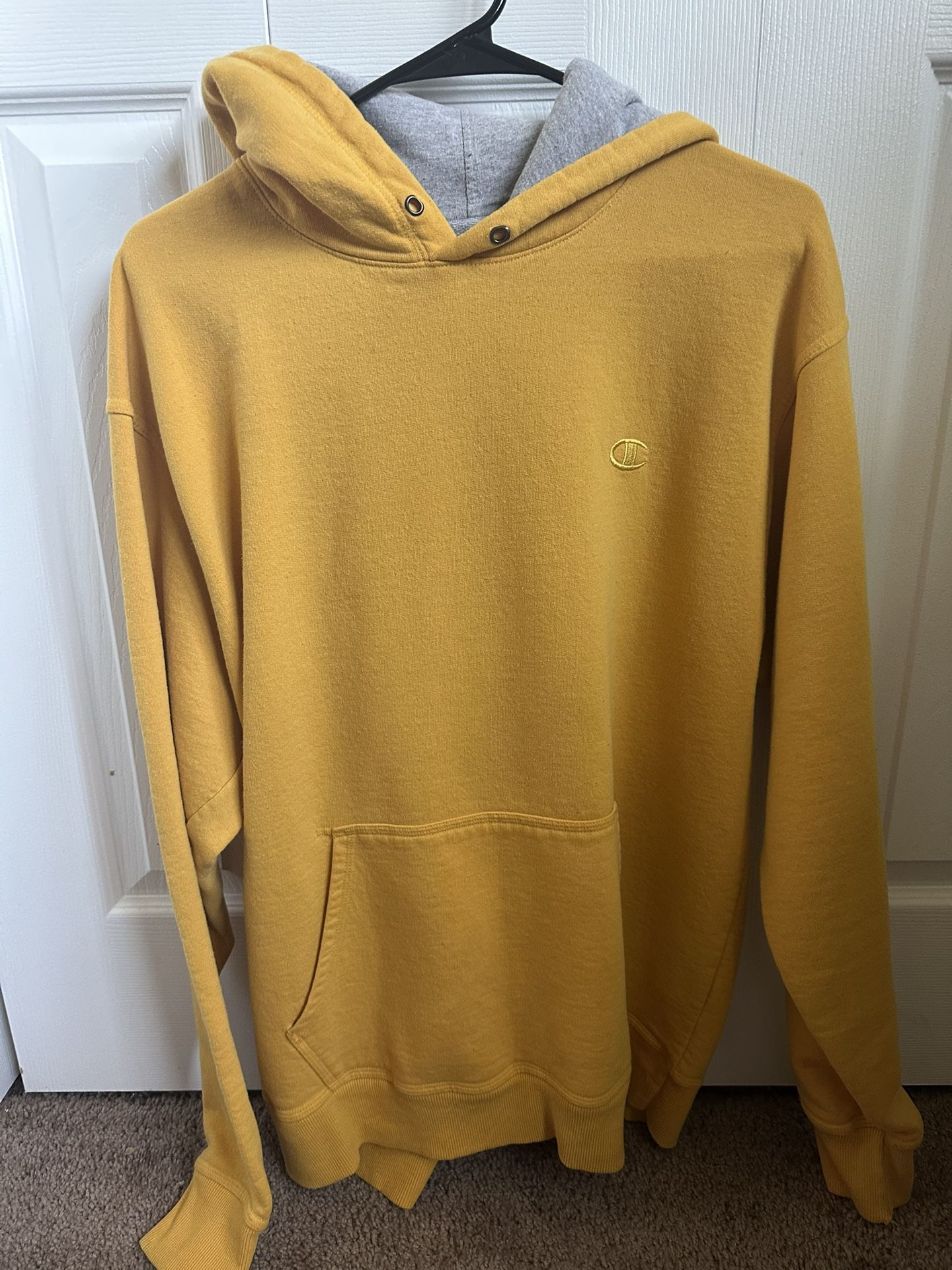 Yellow Champion Hoodie