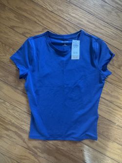 NEW Blue Hollister Small Long Tee with Tag