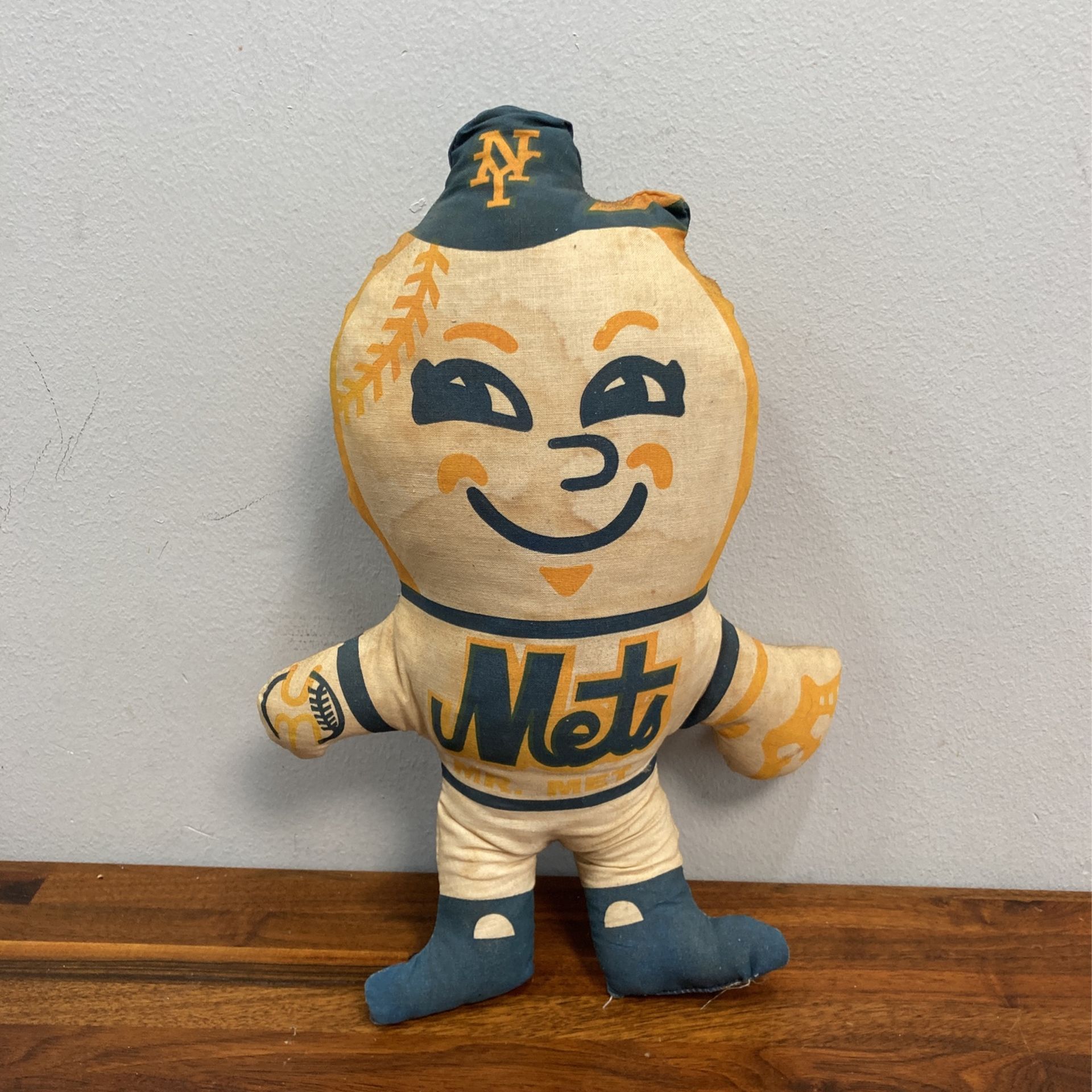 New York Mets official 1969 "Mr. Met" Doll