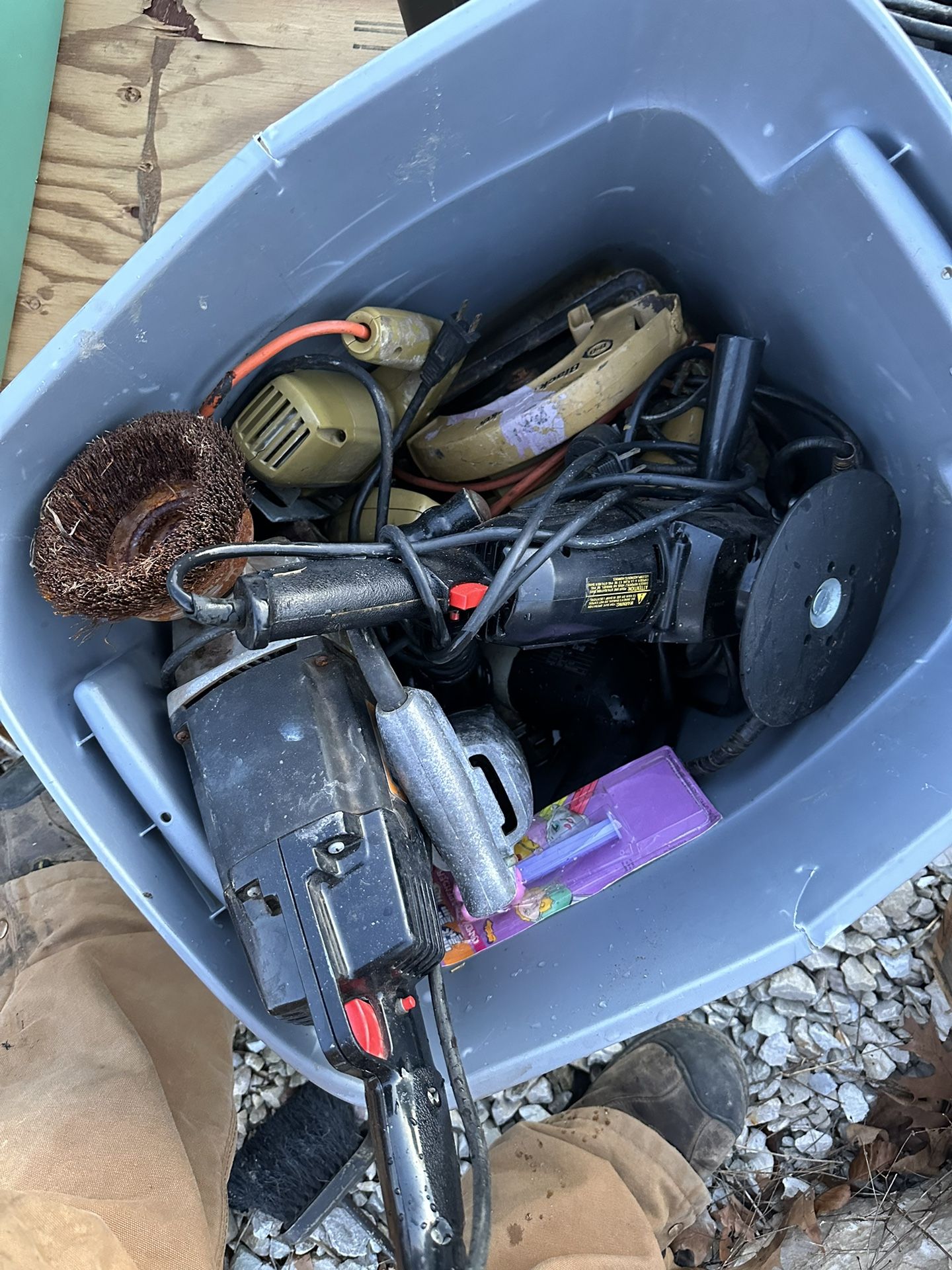 Tote Of Power Tools 