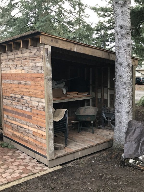 8x10 solid wood shed - you must haul