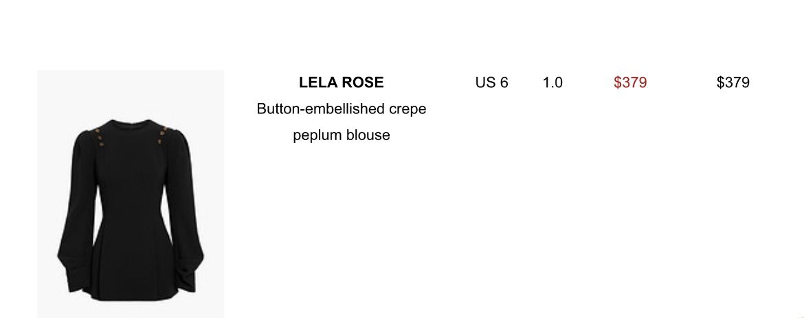 Lela Rose Top