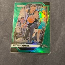 Victor Wembanyama 2024-25 Green Prizm #172