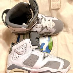 Nike Air Jordan 6 Retro "Cool Grey" 🍎 Size 4 Youth ** 45