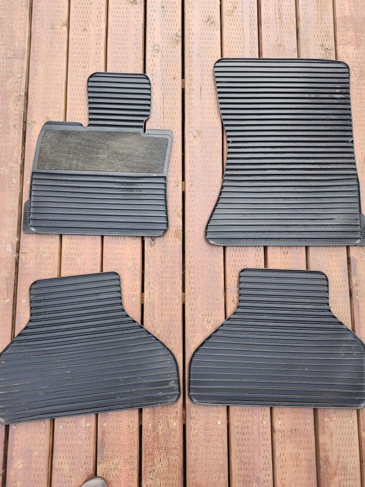 Bmw X5 E70 Rubber Floor Mats OEM