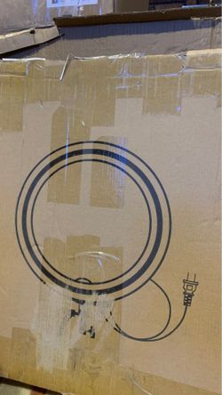 18" Studio LED Ring Light 3200K-5500K Photography Light Smartphone Holder Cold Shoe Base