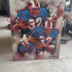 OJ painting by Chuck Oberstein