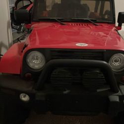 Honey Joy Kids Truck- Jeep Red