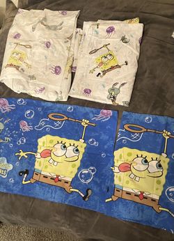 Twins Size  Sponge bob Set