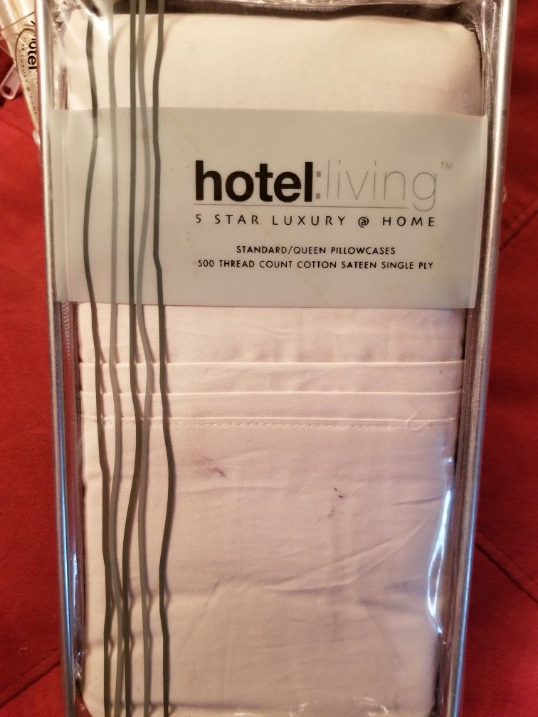 Queen Pillow Cases. Set Of Two