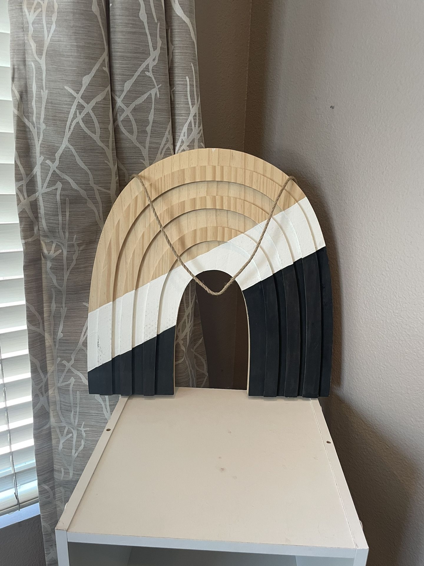 Decorative Wood Rainbow Art