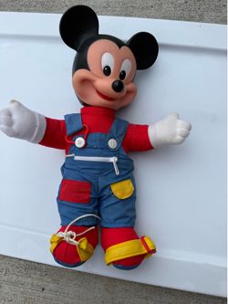 Vintage Mickey Mouse doll