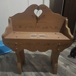 Wooden Bunny Shelf