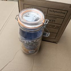 Box of 4 New Kilner 1.5L Clip Top Glass Storage Jars
