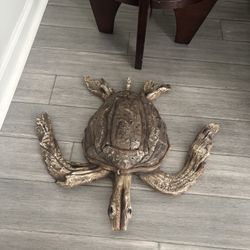 Drift Wood Turtle Decor 