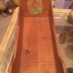 Antique Wood Crib For A Doll