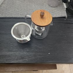 Pour Over Coffee Set – Glass Carafe + Stainless Dripper