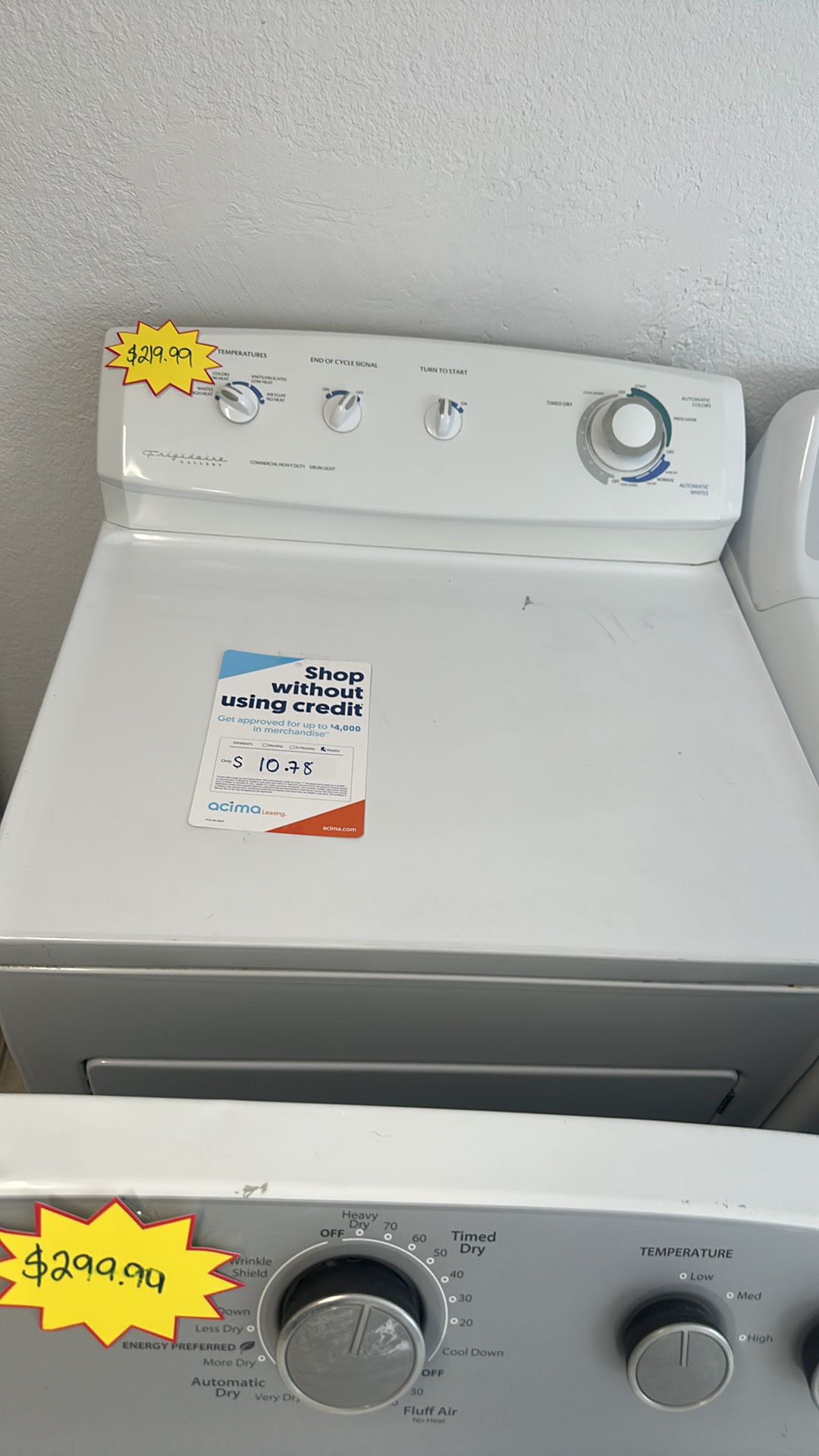 Dryers For Sale 
