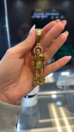 10kt Solid San Lázaro Charm 