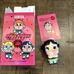Pop Mart CRYBABY x Powerpuff Girls Series Buttercup Figure
