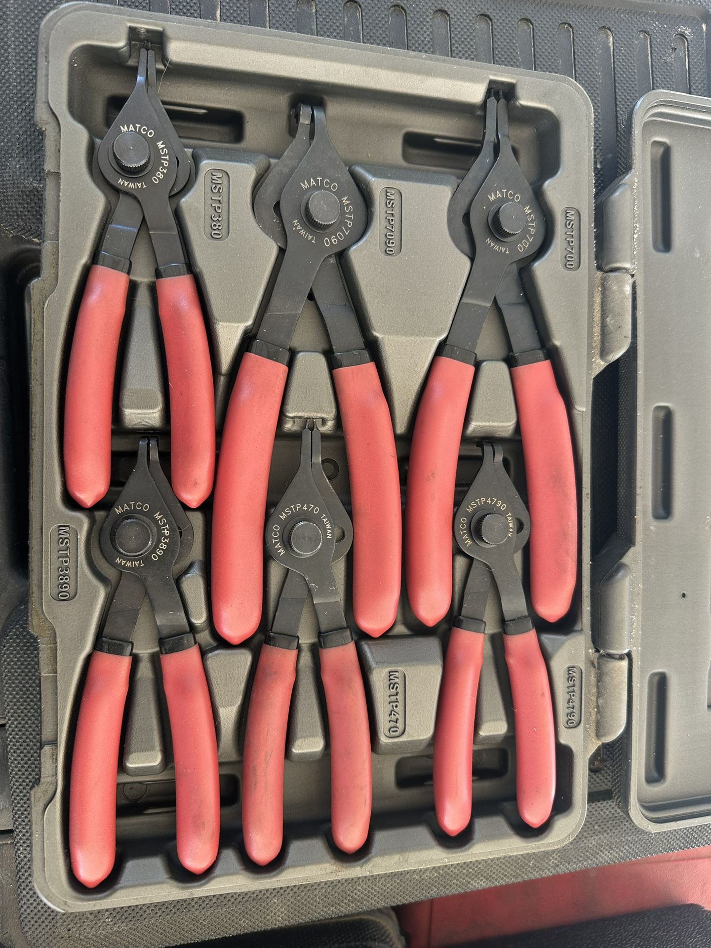 New Matco Tools combination Internal/External Snap Ring Pliers Set