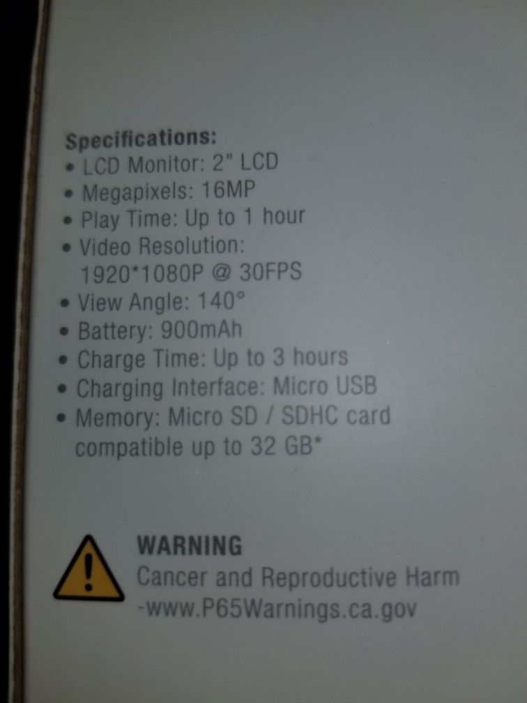 Brand New Hype IFX HD 1080p Action Camera for Sale in Moreno Valley