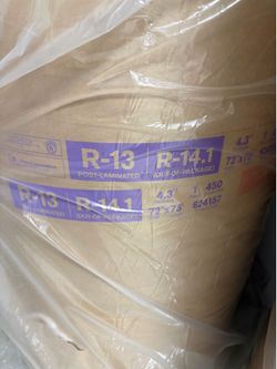 New Insulation Rolls – R-19 & R-13 Available – Bulk Quantity – Best Offer