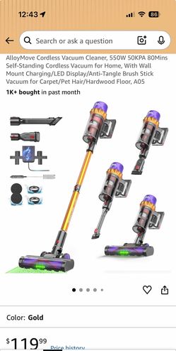 AlloyMove Cordless Vacuum Cleaner