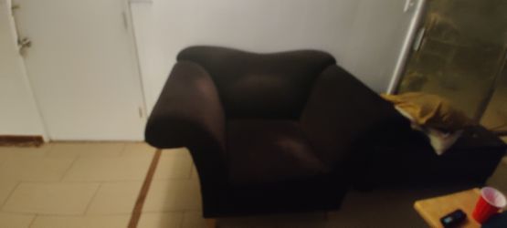 Black velvet couches