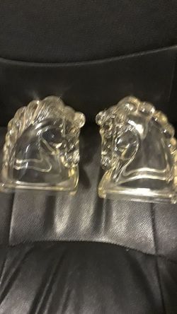 GLASS HORSE HEADS