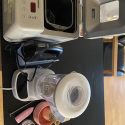 Blender, Bread maker, matcha kit, hand mixer 