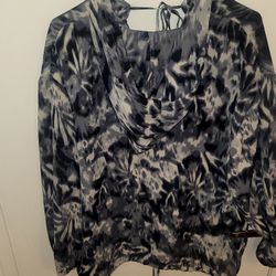 Women's XL-1XL Fits Hooded Semi Sheer