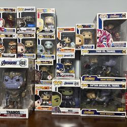 Marvel Funko Pop Collection – Thanos, Hulk, Captain America, Hulkbuster + Exclusive