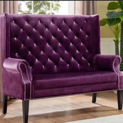 Purple Love Seat