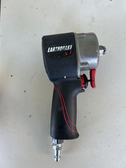 EARTHQUAKE XT 1/2 in. Stubby Air Impact Wrench, Jumbo Hammer, 700 ft-lbs