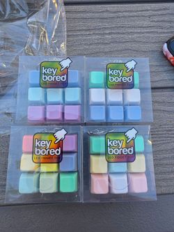 Key Bored LED Fidget Toy Keychains