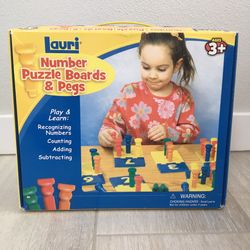 Laurie Number Puzzle Math Homeschool Preschool Kindergarten 1st Grade