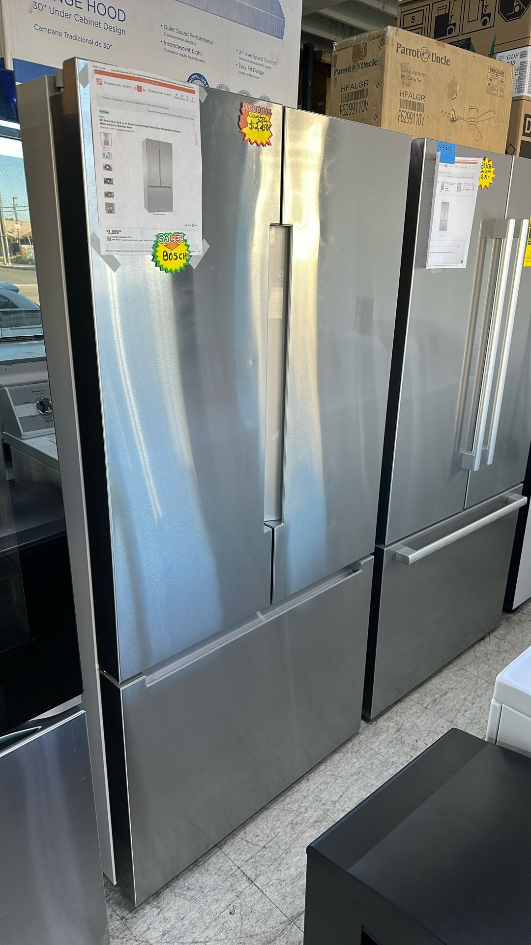 Bosch Stainless Steel Bottom Refrigerator Fridge