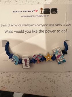 FIFA 2026 charm bracelet