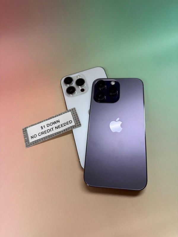 Apple IPhone 14 Pro Max 5G - Only $1 Today Pay The Rest Later!